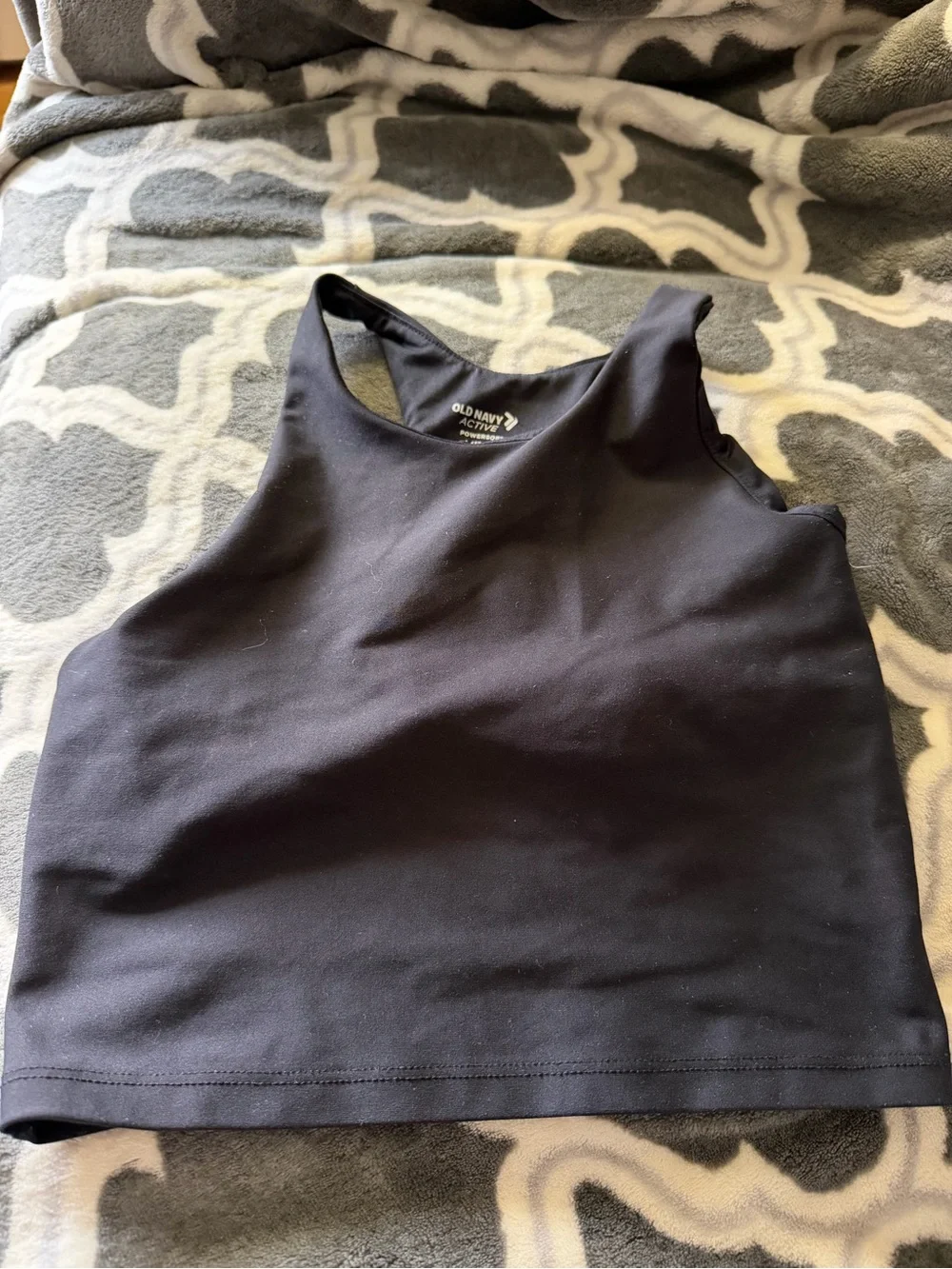 Old Navy Active Black PowerSoft Sports Bra